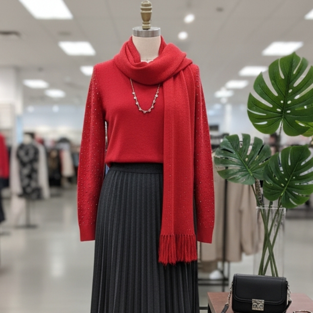 Sweater & Scarf - Picture 2 of 16